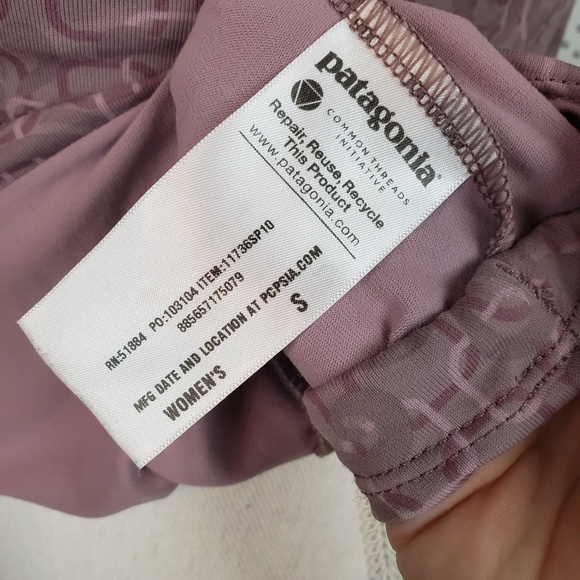 Patagonia Purple Cross Back Drawstring Tank - Picture 7 of 8